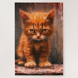 Mad Kitten Jigsaw Puzzle