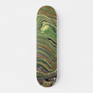 Mad Love 1 Wild Green Abstract Skateboard Deck