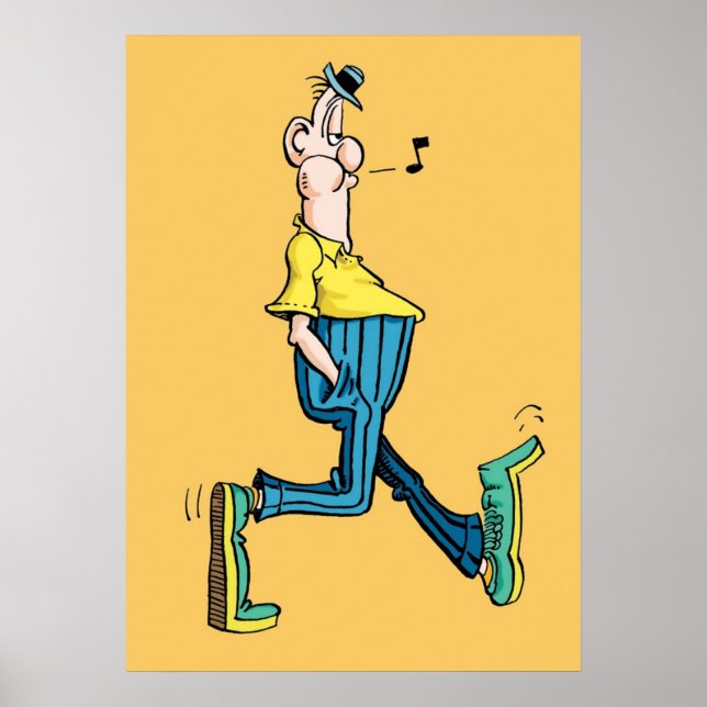 Mad Magazine Don Martin Shirt Sticker Mask Poster (Front)