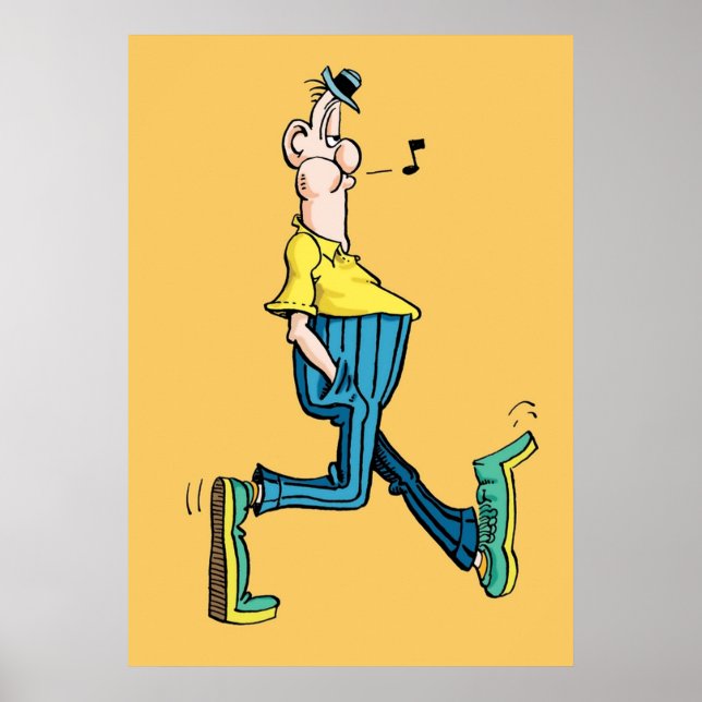 Mad Magazine Don Martin Shirt Sticker Mask Poster (Front)