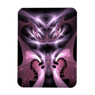 Mad Man Eating Mantis in Purple Magnet