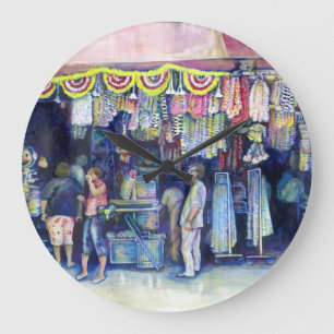 Mad Man on Market and Main, Singapore Large Clock