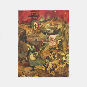 Mad Meg By Hieronymus Bosch Fleece Blanket