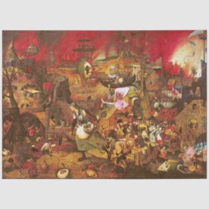 Mad Meg (Dull Gret), Pieter Bruegel Tissue Paper