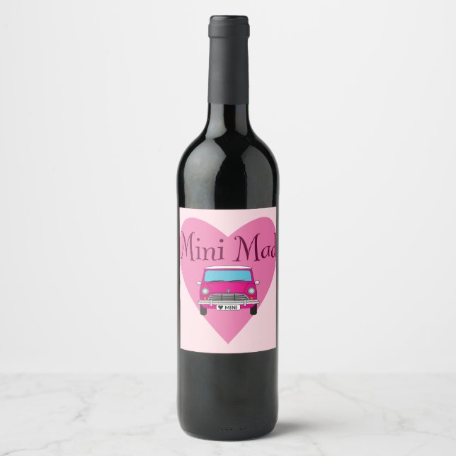 Mad Mini Lovers Wine Label (Front)