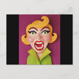 Mad Mom Postcard