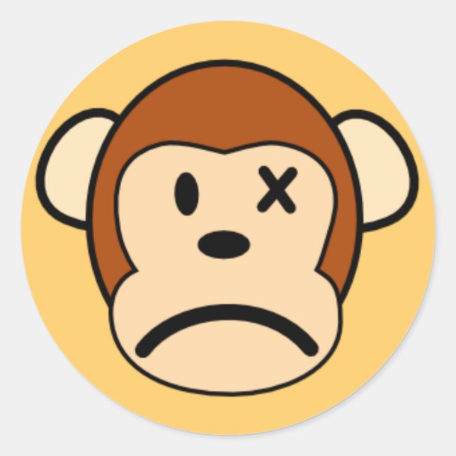 Mad Monkey Sticker (Front)