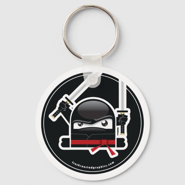Mad Ninja Skills keychain (Front)