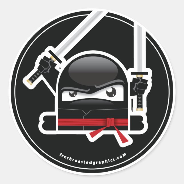 Mad Ninja Skills sticker (Front)