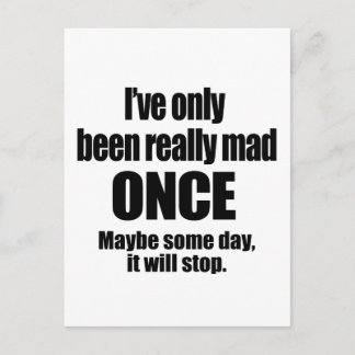 Mad Once Postcard