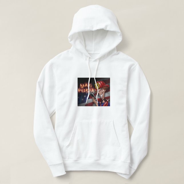 MAD Poker pompier Sweat - shirt à capuche Pazzo (Design devant)