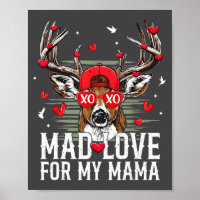 Mad Retro Love For My Mama Deer Hunting Boys Valen