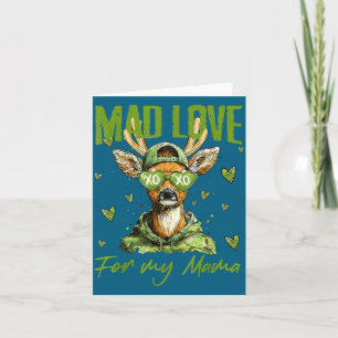 Mad Retro Love For My Mama Deer Hunting Happy Vale Card