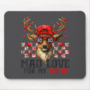 Mad Retro Love For My Mama Deer Hunting Happy Vale Mouse Pad