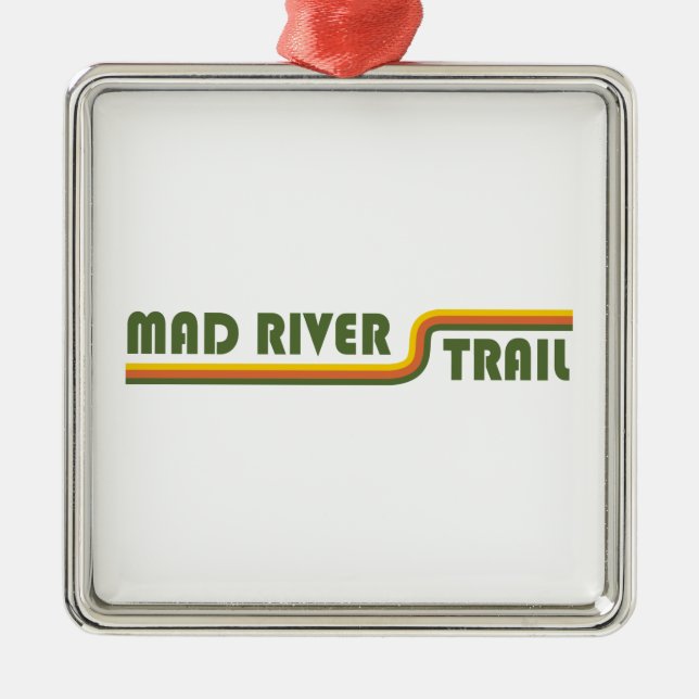Mad River Trail Dayton Ohio Metal Ornament (Front)