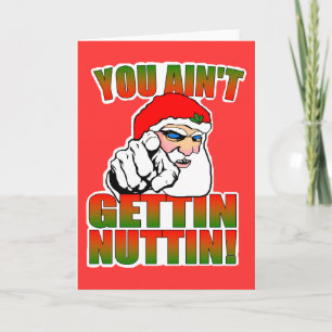 Mad Santa Card
