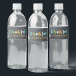 Mad Science Birthday Party Boy Favor Water Bottle Label<br><div class="desc">Co-ordinate your party with these awesome Science Party water bottle sticker labels. Great for ANY AGE! Personalize it with your details easily and quickly, simply press the customize it button to further re-arrange and format the style and placement of the text. Check out the matching items for this collection available...</div>