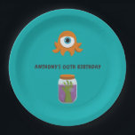 Mad Science Birthday Party Paper Plate<br><div class="desc">Customizable to your specifics. Credit to DreAmLoft.</div>