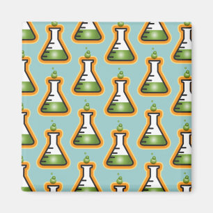 Mad Scientist Beakers Magnet