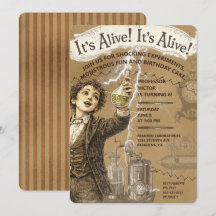 Mad Scientist Birthday Party Science Boy Vintage