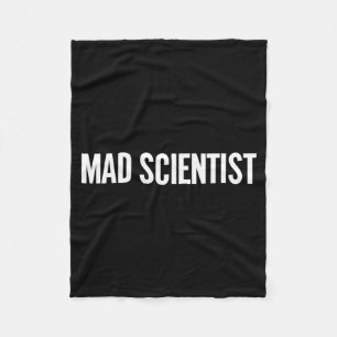 Mad Scientist Costume Funny Halloween Chemistery Fleece Blanket