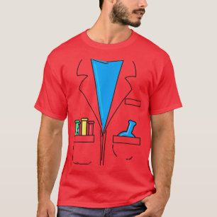 Mad Scientist Costume Nerd Chemistry Funny Science T-Shirt