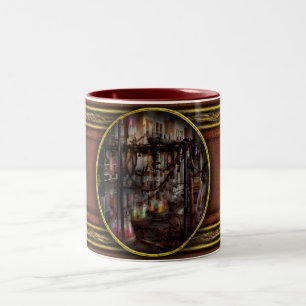 Mad Scientist - Essence of life machine Two-Tone Coffee Mug