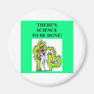 mad scientist joke magnet