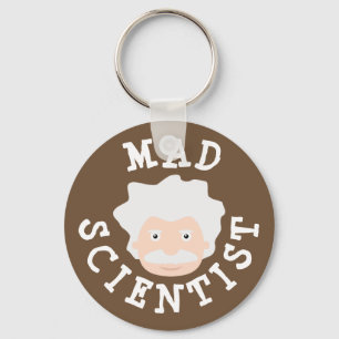 Mad Scientist Keychain