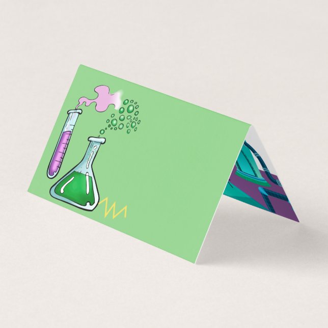 Mad Scientist|| Laboratoire| Vert et pourpre (Front)