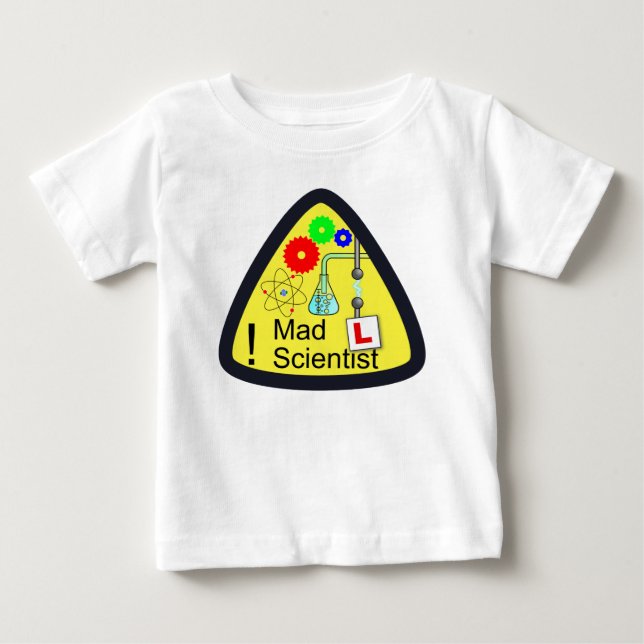 Mad Scientist Learner Baby T-Shirt (Front)