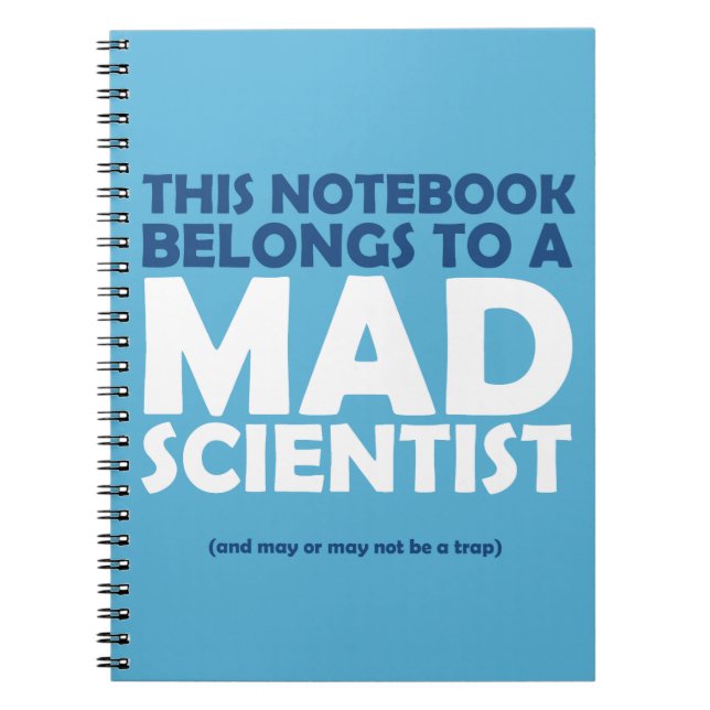 Mad Scientist Notebook (Front)