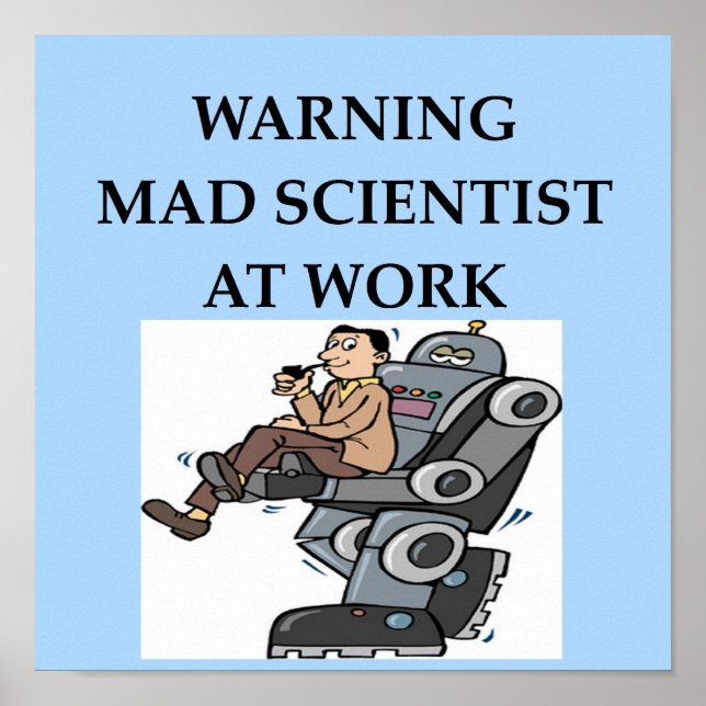 MAD scientist Poster (Front)