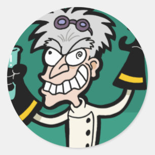 Mad Scientist Sticker