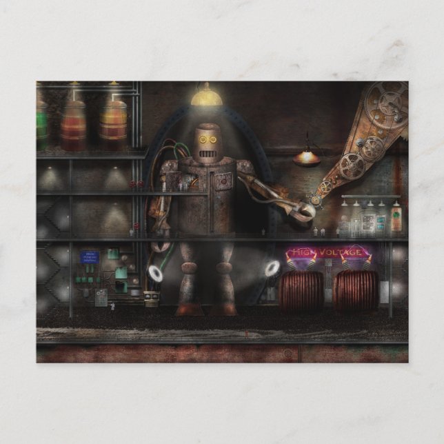 Mad Scientist - The Enforcer Postcard (Front)