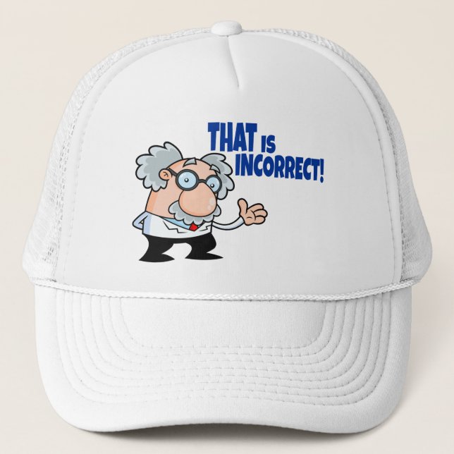 Mad Scientist Trucker Hat (Front)