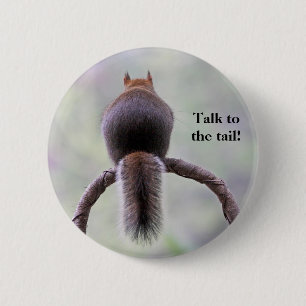 Mad Squirrel 2 Inch Round Button