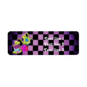 MAD TEA PARTY Whimsical Wonderland Étiquettes de a