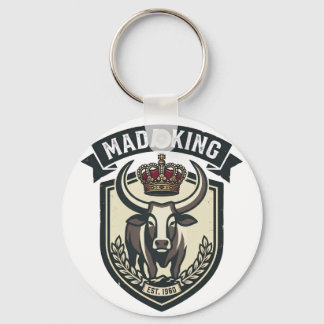MADA KING | Malagasy Zebu Madagascar Keychain