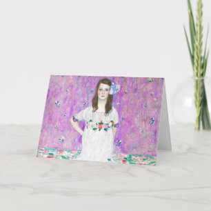 Mada Primavesi by Gustav Klimt Painting Artwork Card