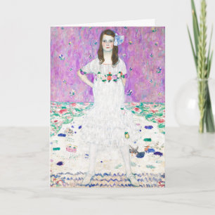 Mada Primavesi by Gustav Klimt Painting Artwork Card