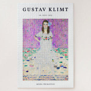 Mada Primavesi by Gustav Klimt Vintage Art Nouveau Jigsaw Puzzle