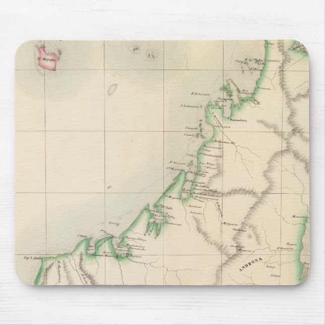 Madagascar Africa 55 Mouse Pad (Front)