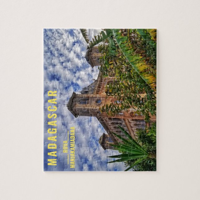 Madagascar Castle in Jungle - 10x8 Puzzle (Vertical)