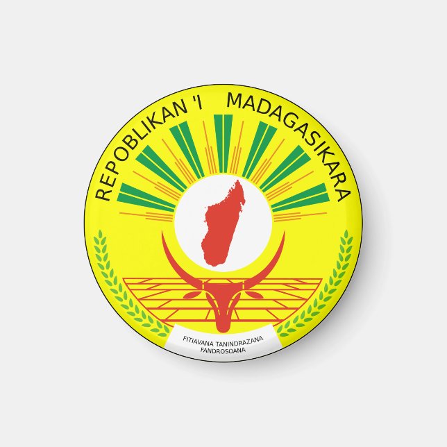 Madagascar Emblem Magnet (Front)
