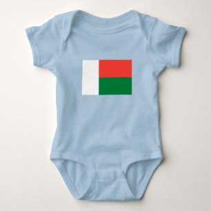 Madagascar Flag Baby Bodysuit