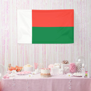 Madagascar flag banner