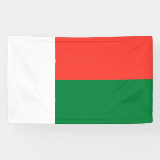 Madagascar flag banner (Horizontal)