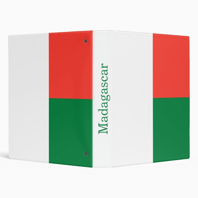 Madagascar Flag Binder (Background)