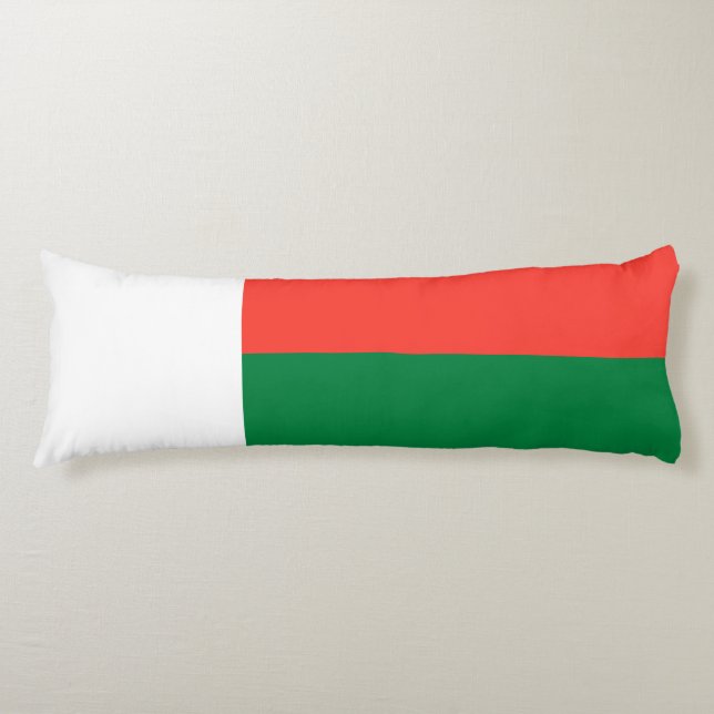 Madagascar Flag Body Pillow (Front)